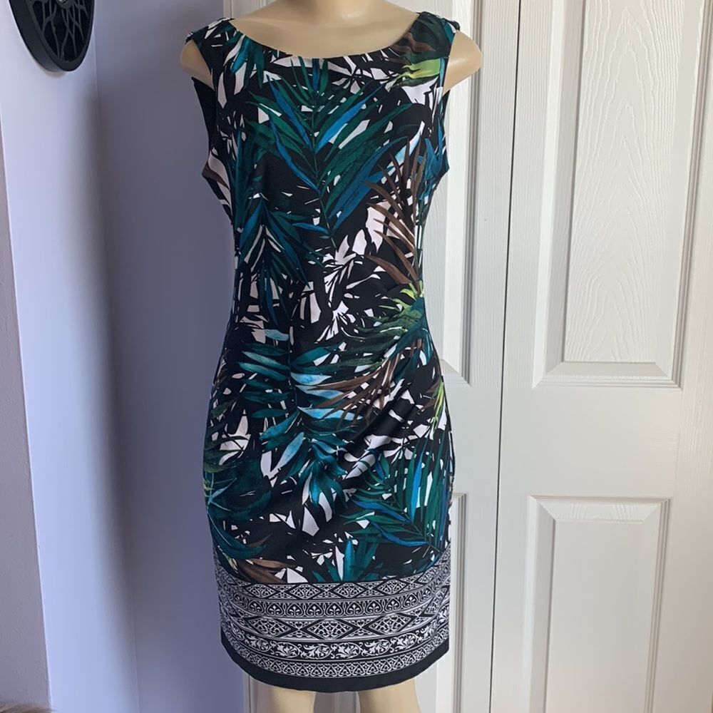 Designer Fashion Tropical Party Casual Special Occasion Dress 4 - Picture 5 of 13